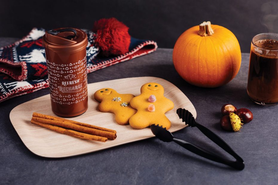 Gingerbread Man Cookies with Black Tongs