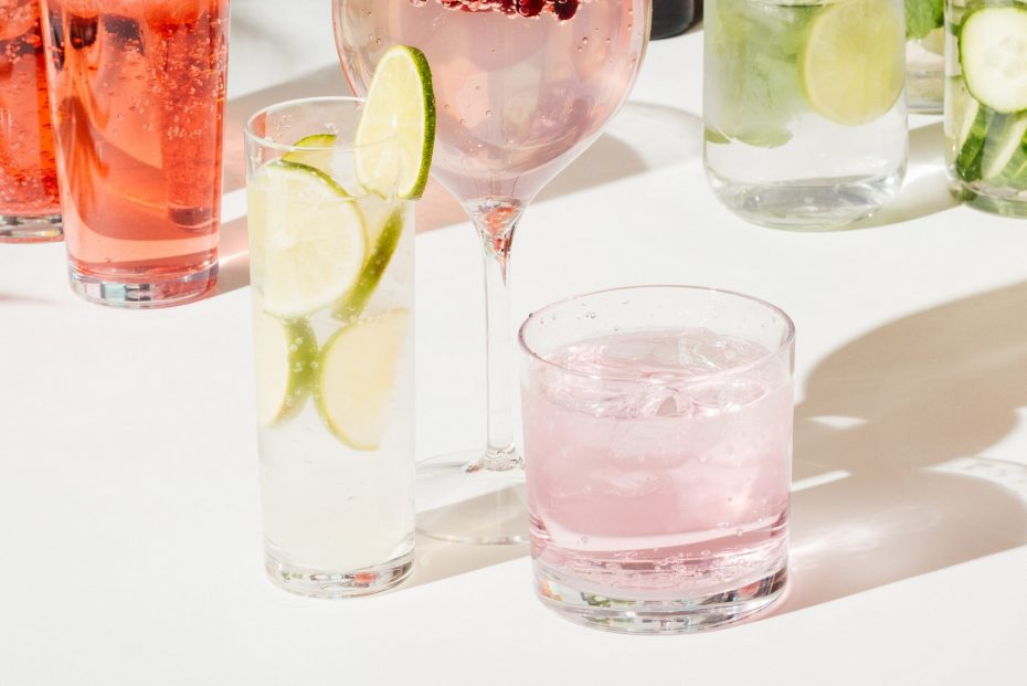 Lime Water in a Tall Glass