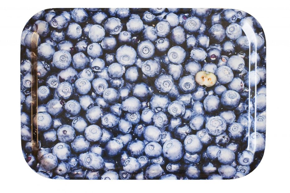Blueberry Laminate Fast Food Tray