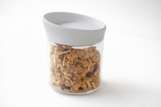 Large Jar with Light Grey Lid - 0.75L