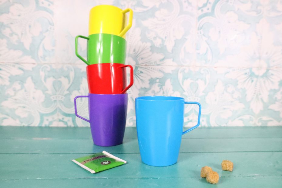 Rainbow Beakers Stacked