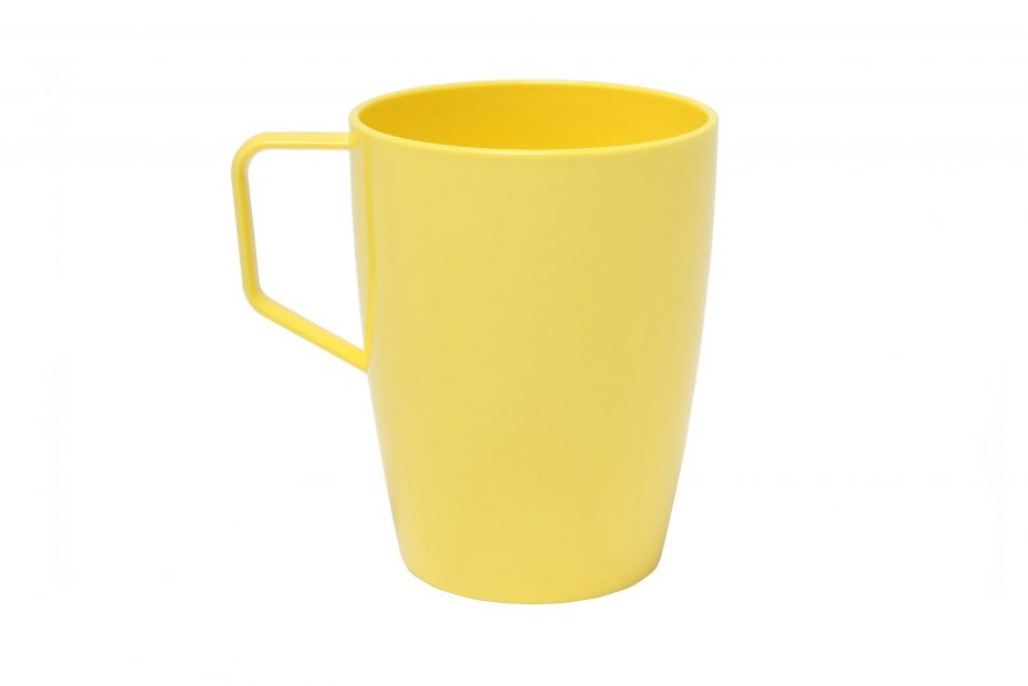 Yellow Copolyester Beaker with Handle