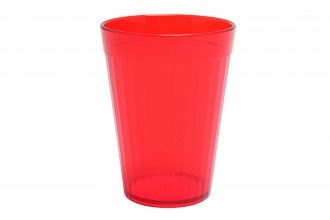 Red 200ml Copolyester Fluted Tumbler