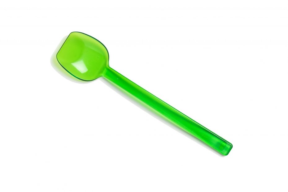 Translucent Green Wide Copolyester Spoon