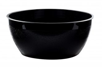 Black 1500ml Frosted Bowl
