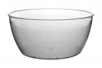 Clear Frosted Bowl