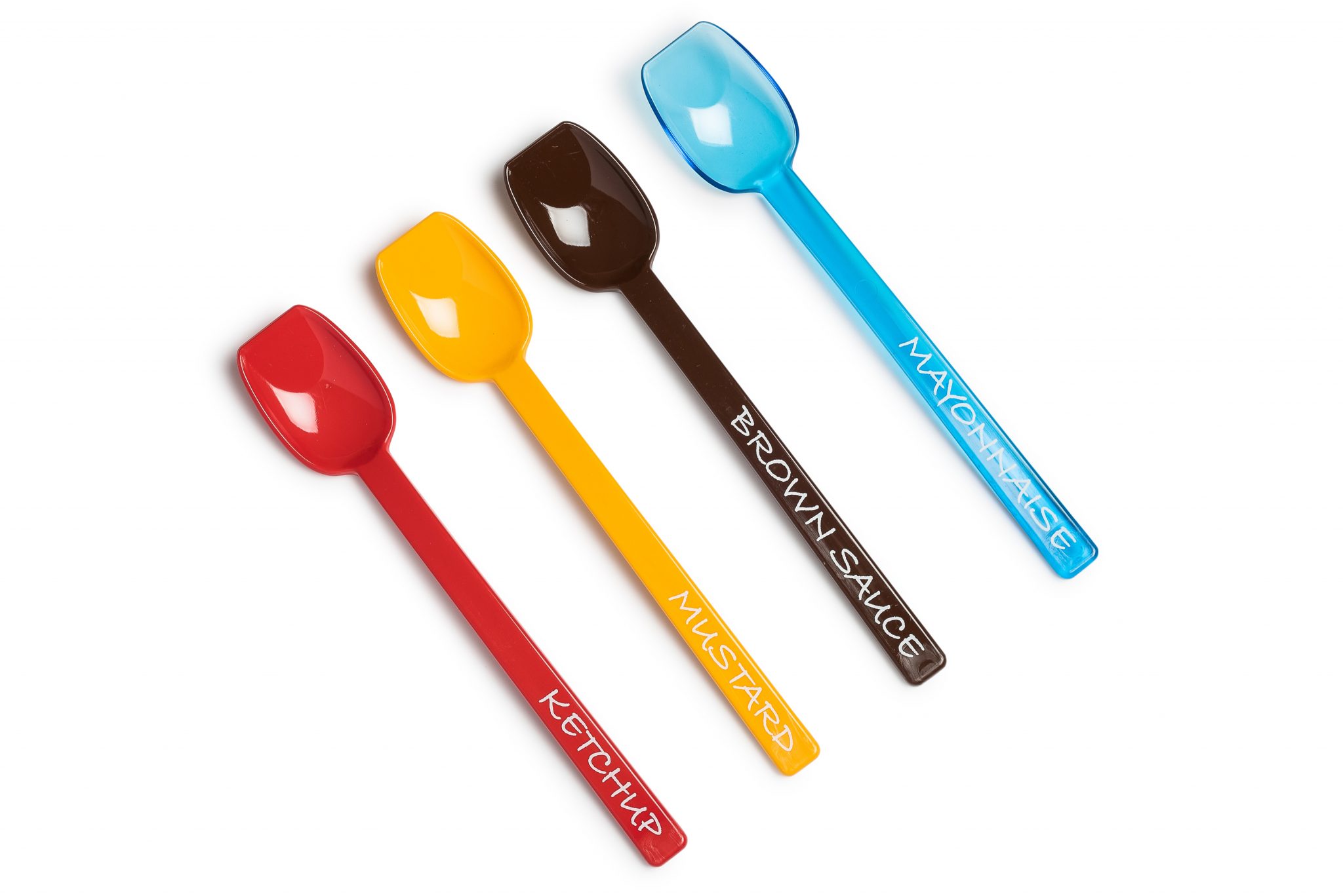 Condiment Spoons with Long Handles • Harfield Tableware