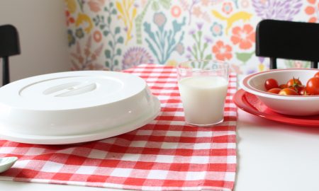 Assisted Living Plates and Cover On a Dinner Table