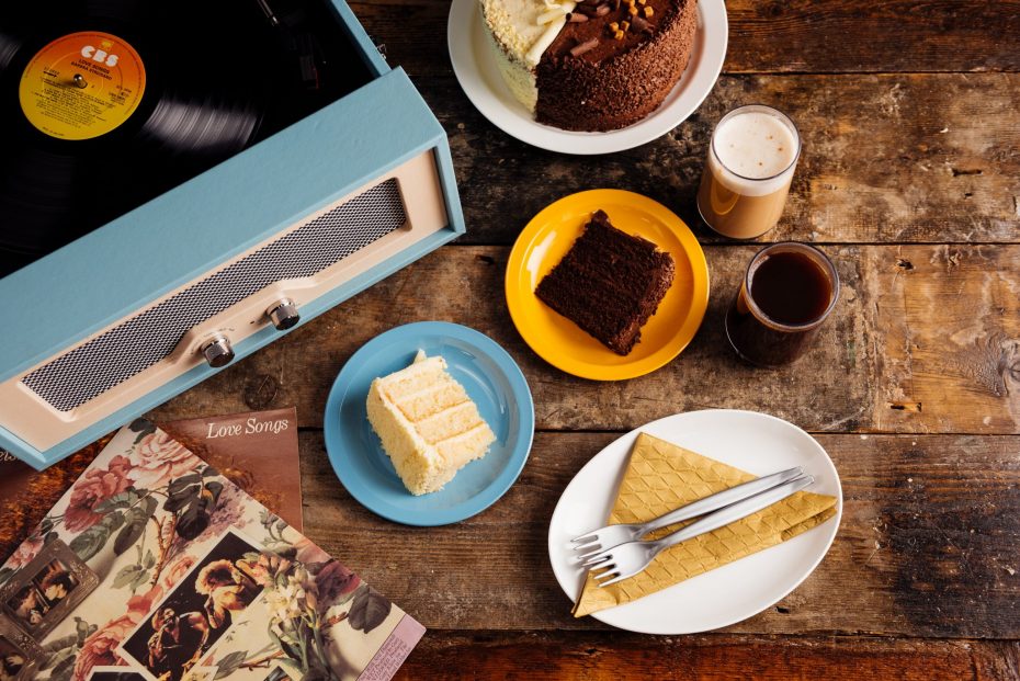 Cakes Served with Silver Cutlery