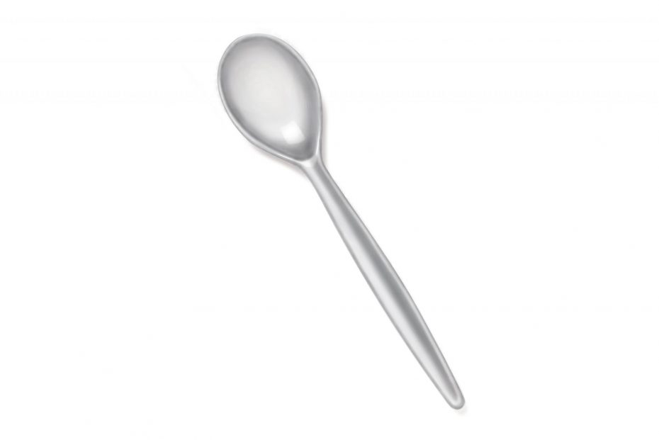 Silver Copolyester Standard Dessert Spoon