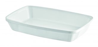 White Rectangular Plate