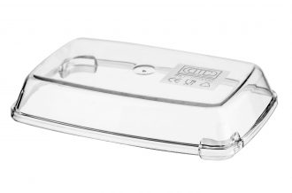 Small Clear Rectangular Lid