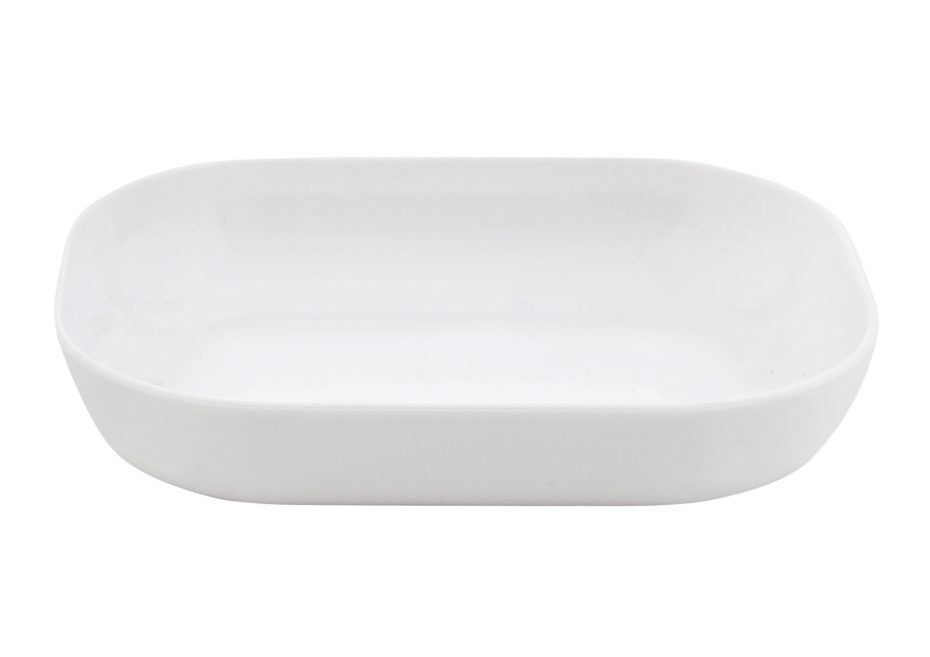 Small White Rectangular Dish