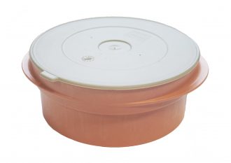 High Heat Salmon Dish with Grey Lid