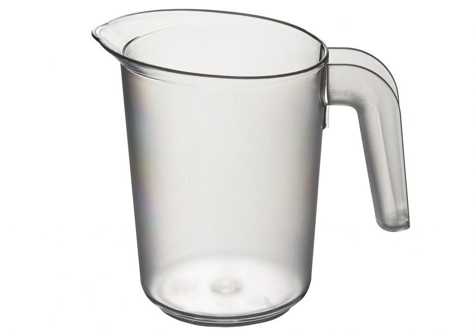 Clear Frosted Jug