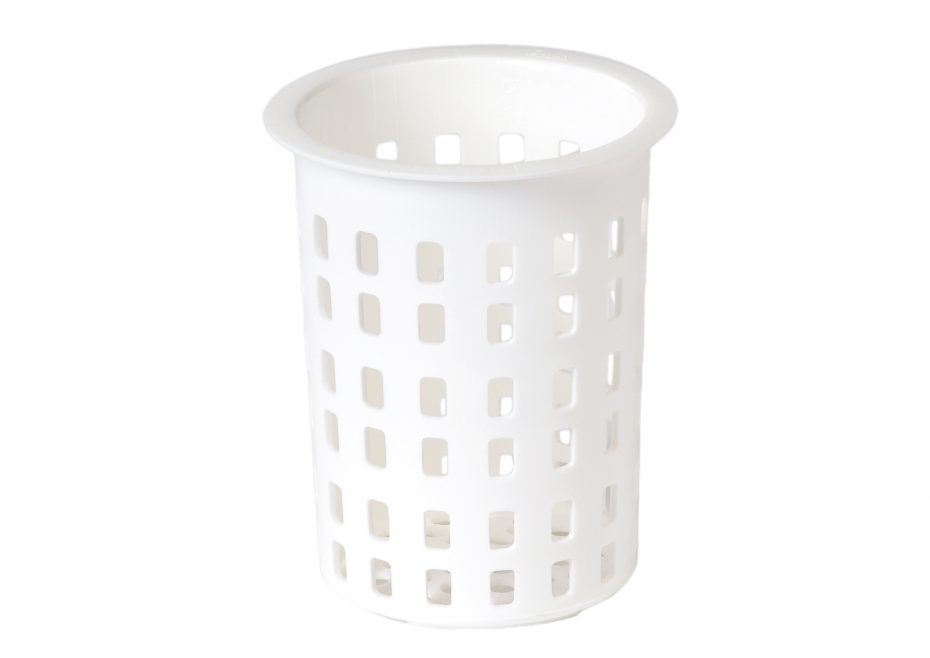 White Round Cutlery Holder