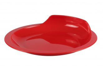Red Assisted Living Plate