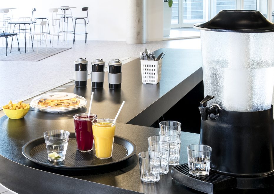 Black Drink Dispenser on a Bar Tap