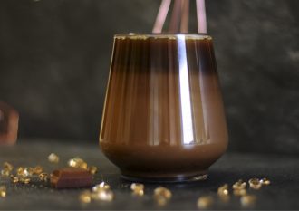 Coffee Cocktail Served in a Small Lux Tumbler