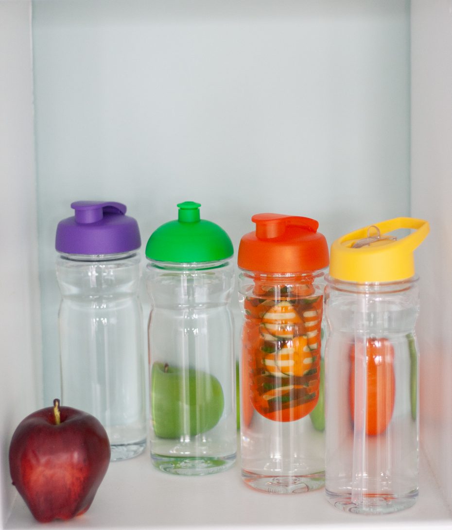 Water Bottle with Straw & Spout Lid