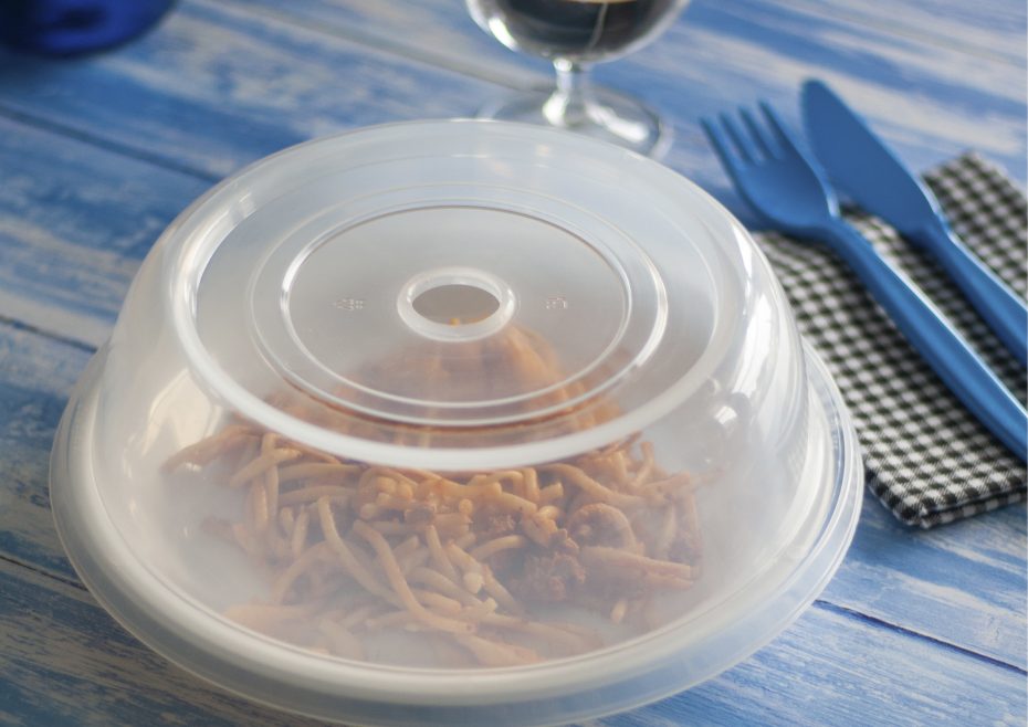 Pasta on a Plate with High Cloche