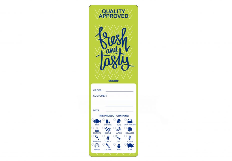 Takeaway Food Allergen Labels