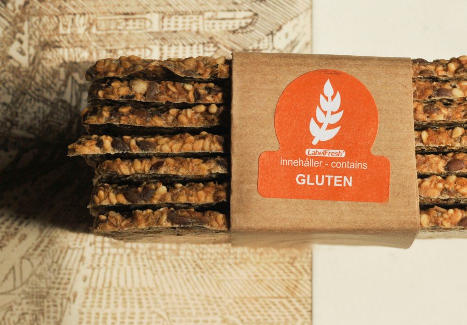 Biscuits with Gluten Label