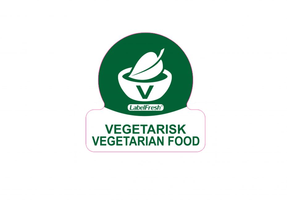 Vegetarian Allergen Label