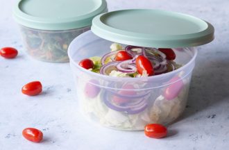 Salad in Large Vacutop Round Container