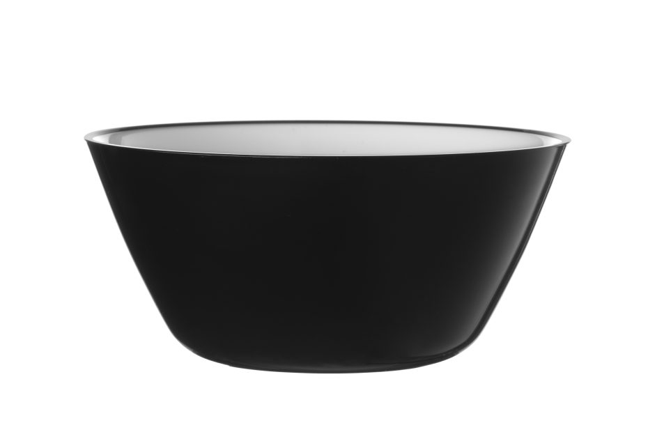 27cm Acrylic Bowl Black