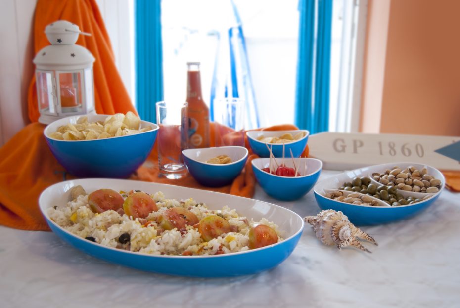 Rice Dish in Large Server Plate