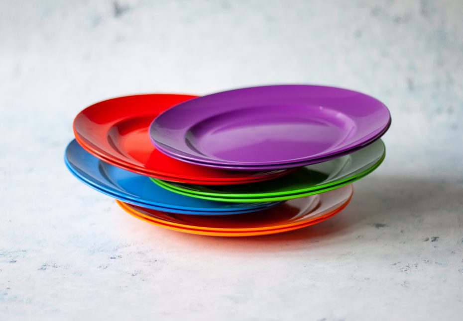 Rainbow 21.5cm Plate Pack of 10