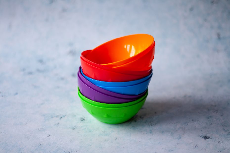 Rainbow Bowls Stacked