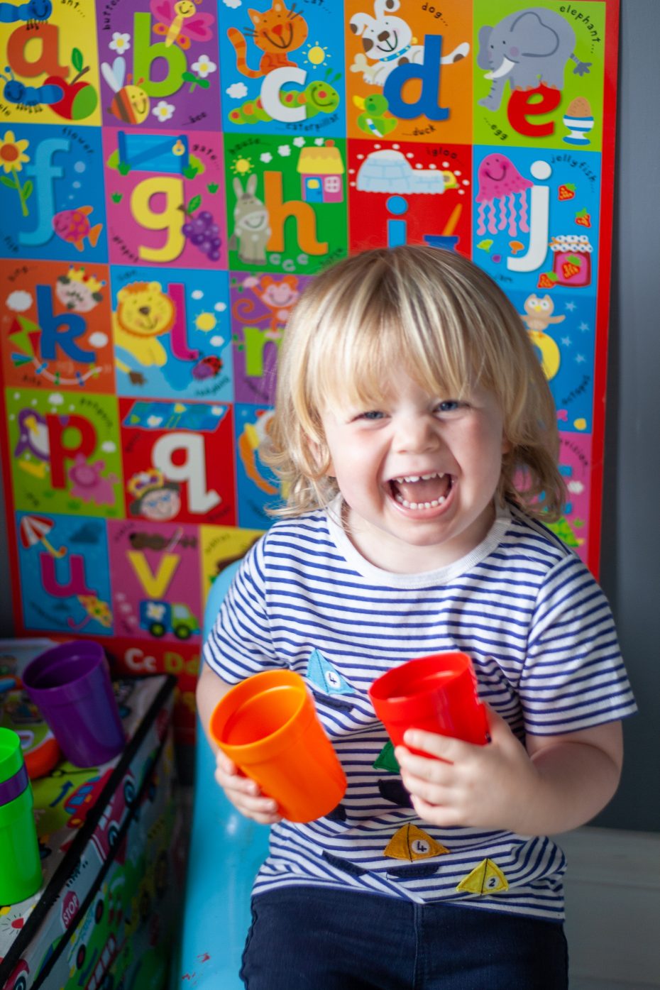 Child with Tumblers