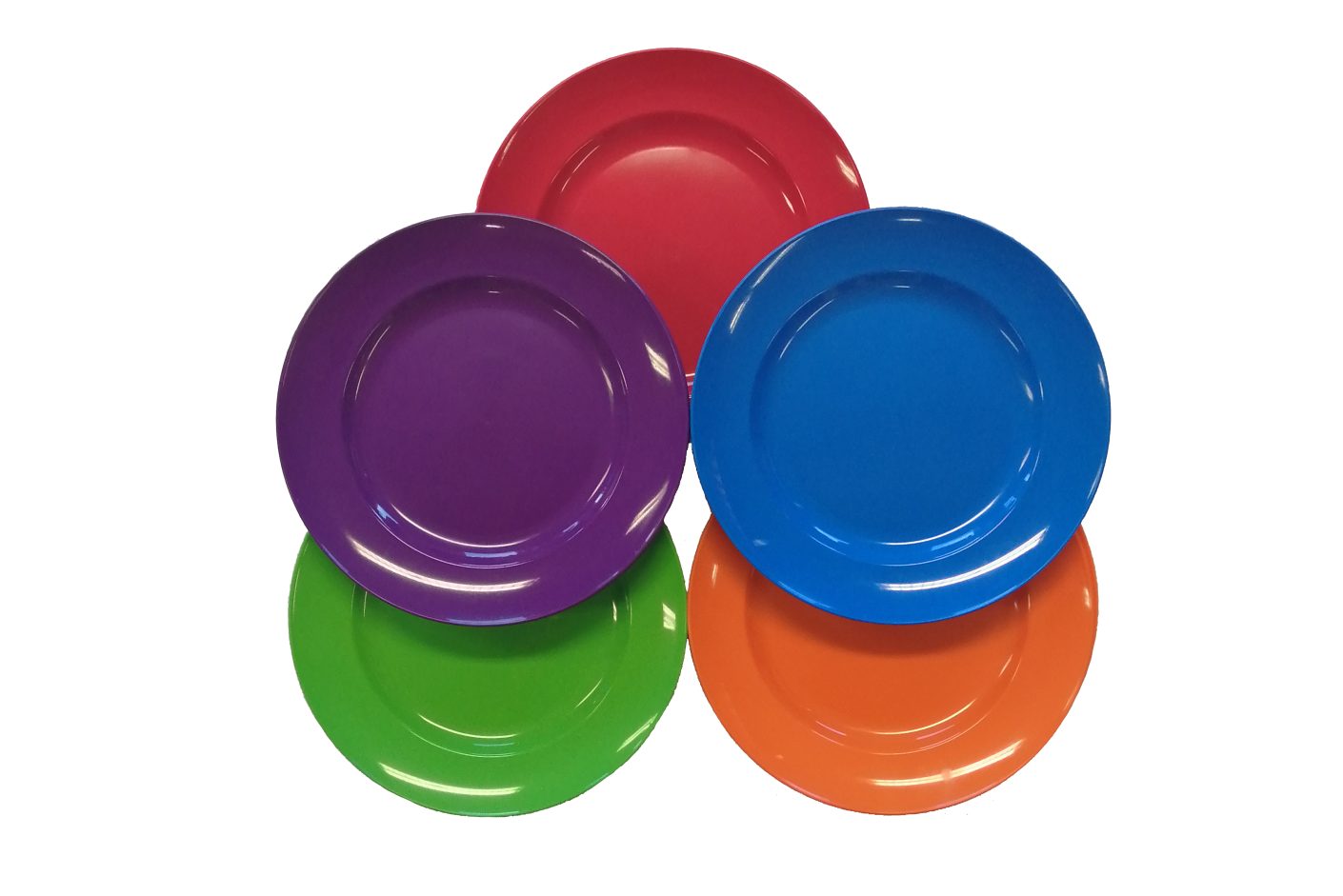 Rainbow 21.5cm Plate Pack of 10 • Harfield Tableware