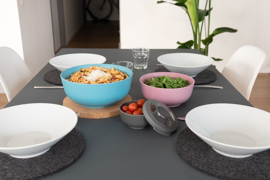 Large Serving Bowl with Pasta