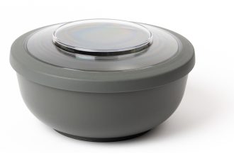 2L Grey Bowl with Airtight Lids