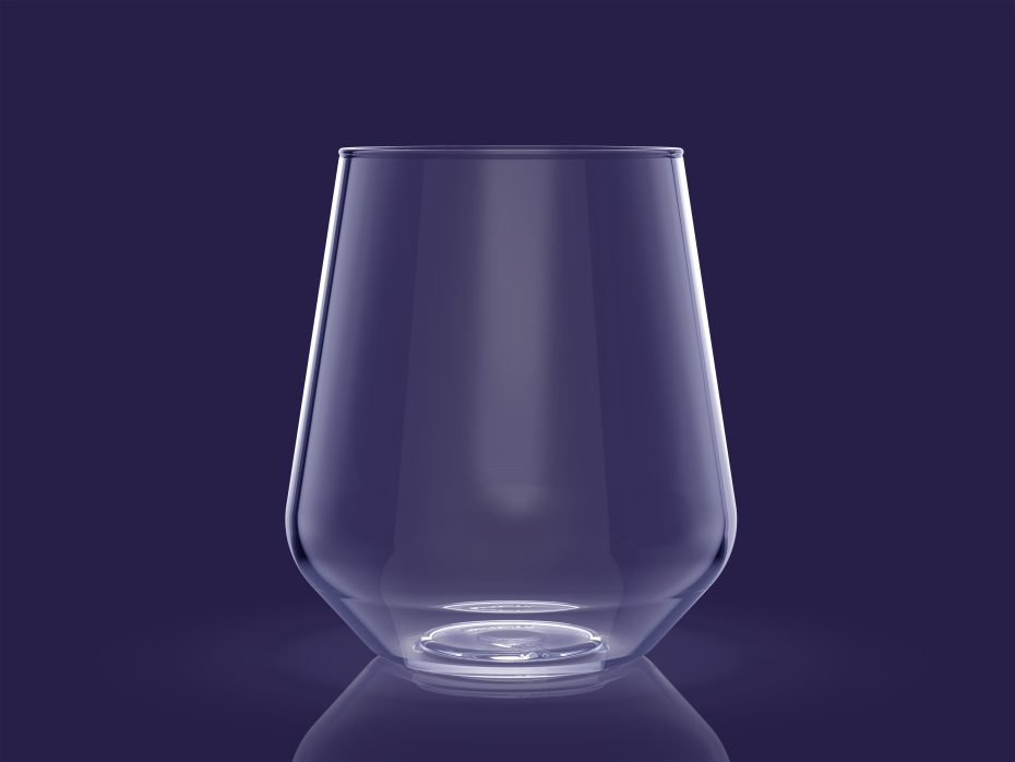Miss Yoko Stemless Glass