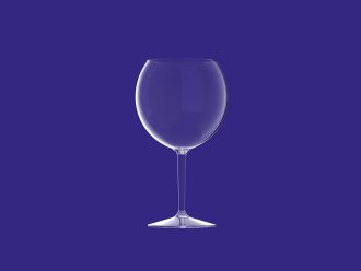 Miss Kylie Sangria Glass