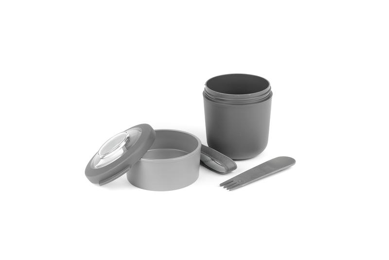 Breakfast & Lunch Pot Grey