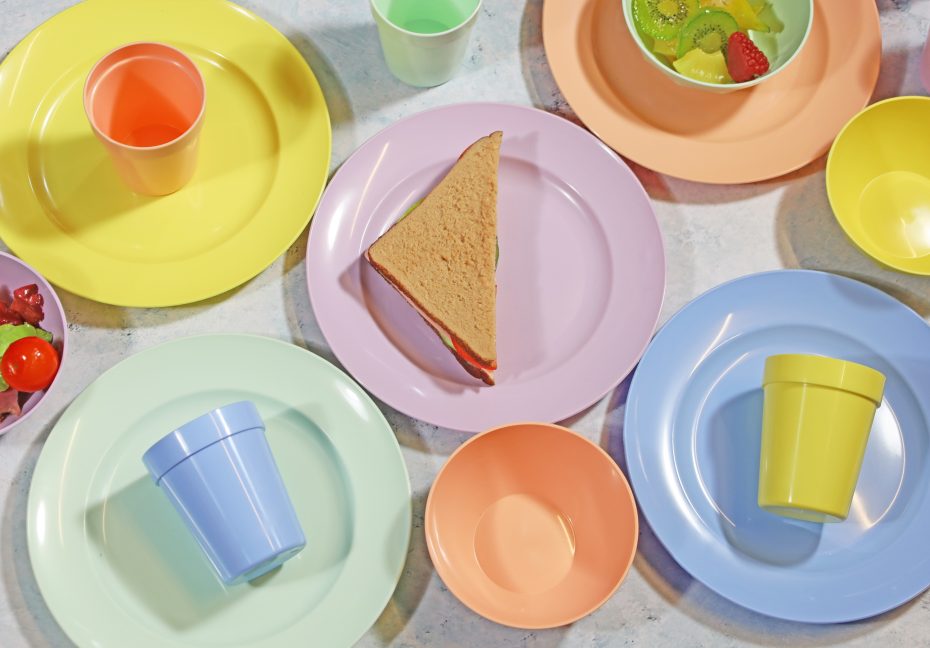 Pastel 21.5cm Plates Pack of 10