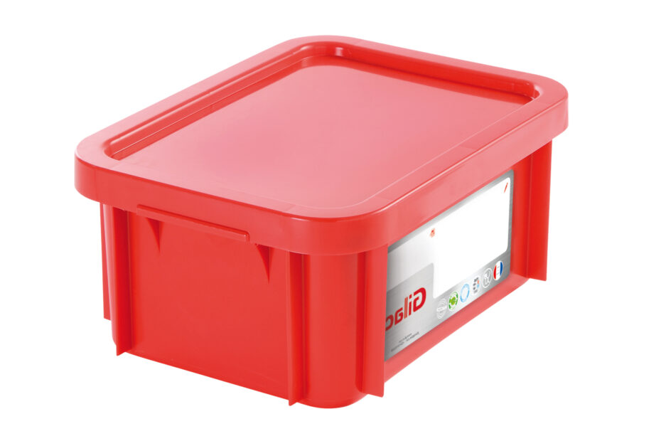 12L Red Food Container & Lid