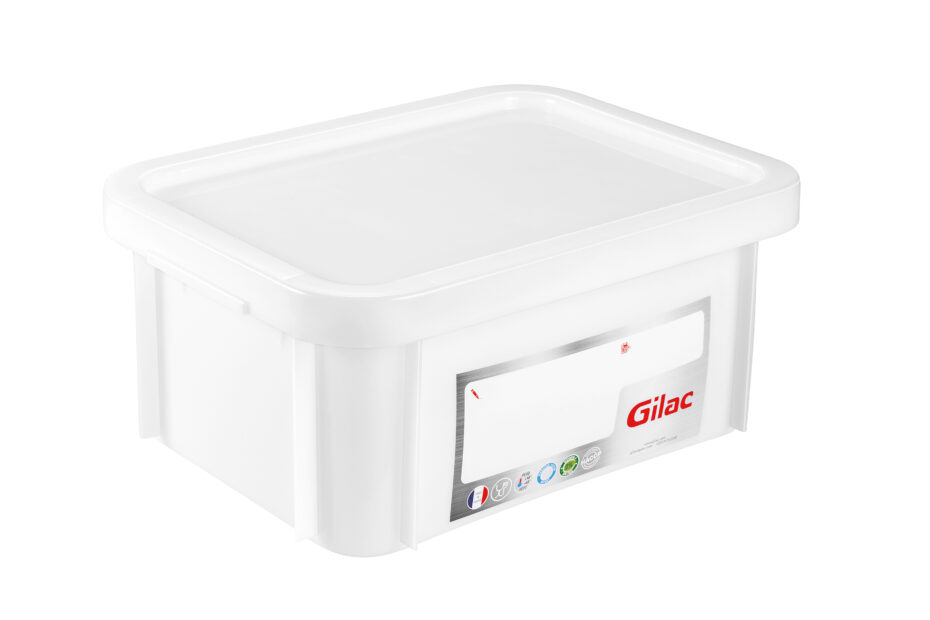 12L White Food Container & Lid