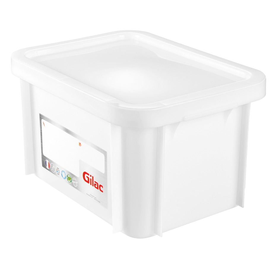 15L White Food Container