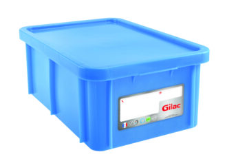 35 Litre Food Container & Lid Blue