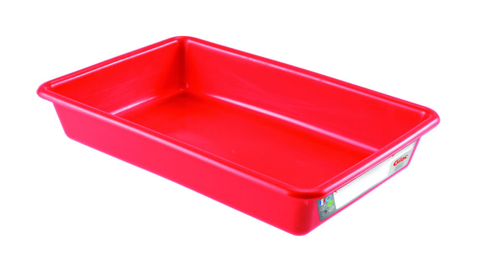 3L HACCP Tray Red