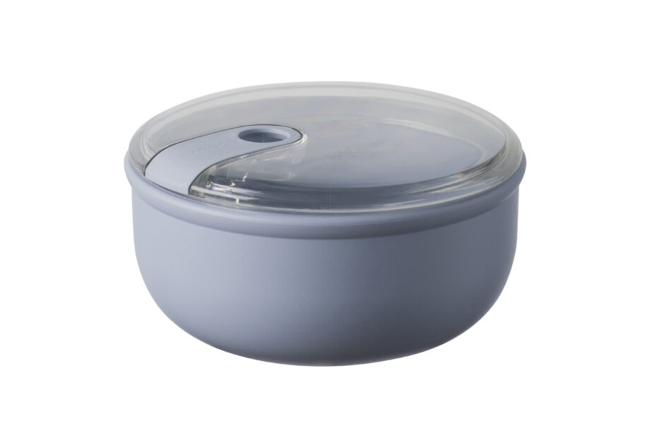 PullBox 0.75L Round Container Periwinkle