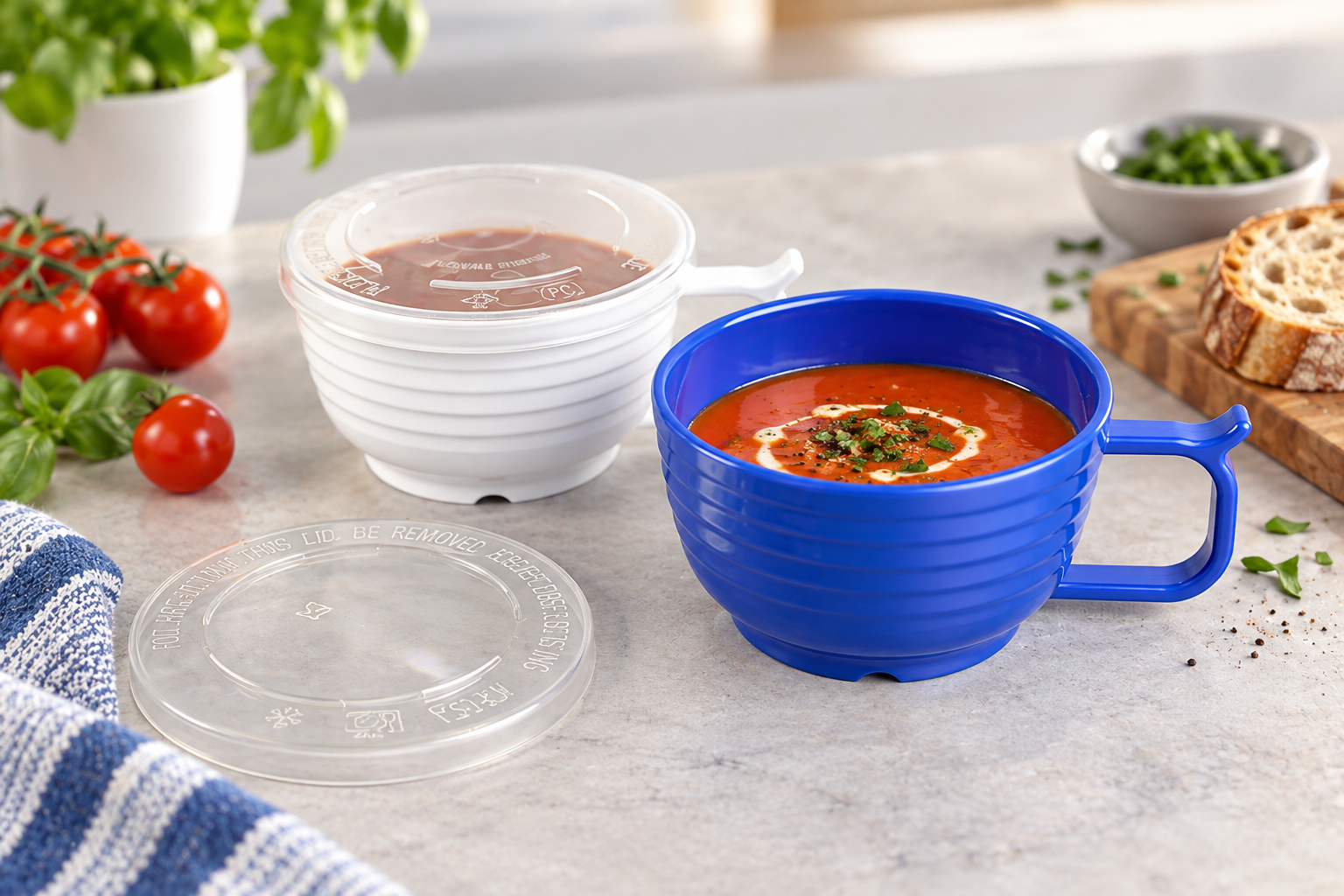 Hi Heat Cups with Tomato Soup