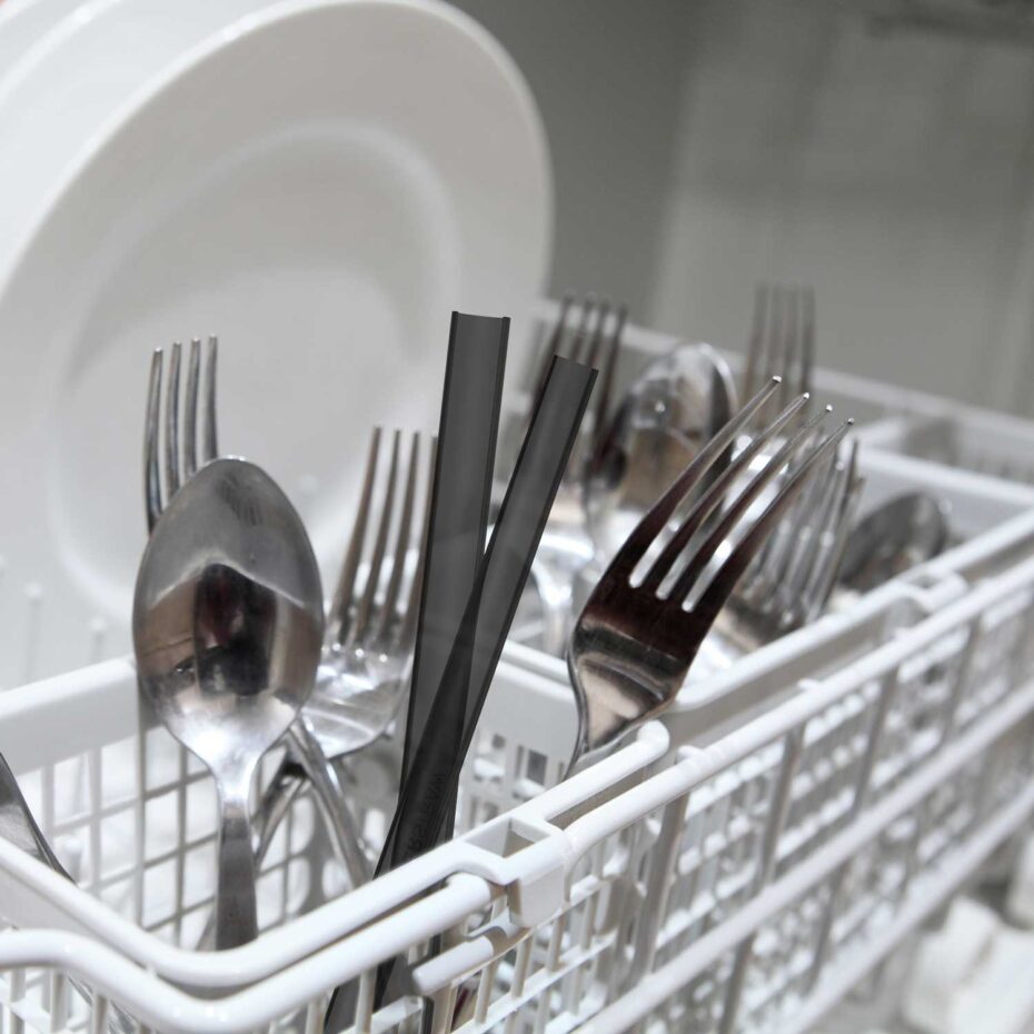 SliderStraws in dishwasher