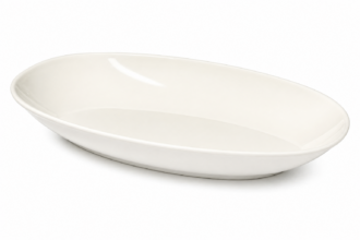 500ml Deep Oval Dish in White
